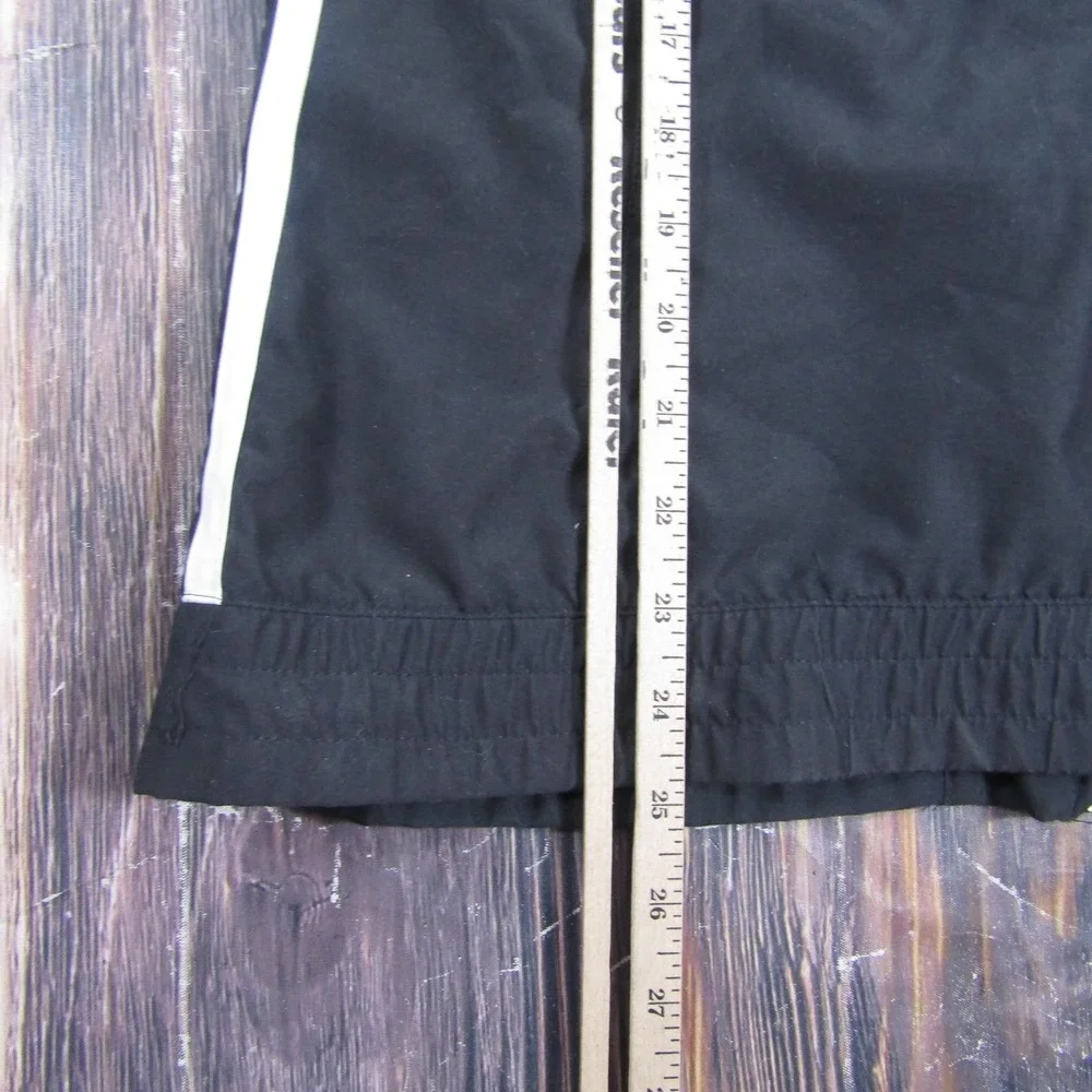 Adidas Jacket Mens M Black Track Jacket Full Zip‎ Lined Lightweight 3 Stripes